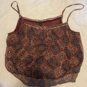 A&E cropped spaghetti strap